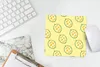 MuchoWow® Mauspad Mousepad Obst - Schablonen - Gelb 20x20 Produktbild-Vorschau 5