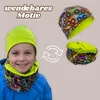 HECKBO Kinder Jungen Mädchen Beanie Mütze & Loop Schal Set Produktbild-Vorschau 2
