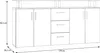 Forte BALLATA Sideboard 180, modernes Sideboard mit Produktbild-Vorschau 6