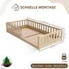 Crazy Pine Lit d'enfant 190x100 cm - Lit de sol Montessori Voir les images du produit 2