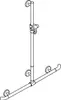 HEWI 950.35.41054 DUHA m.Br.H.St., AM1:1100, W1:962, Produktbild-Vorschau 3