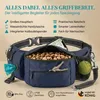 Marsupio HUND IST KÖNIG per crocchette e accessori per cani Anteprima dell’immagine prodotto 2