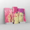 Bild auf Leinwand - Leinwandbild - weiblich Blumen- Blume Produktbild-Vorschau 4