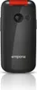 The back of a black flip phone with a red accent at the top. Podgląd zdjęcia produktu