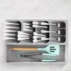 Einziehbares Küchenregal Besteck Organizer, erweiterbarer Produktbild-Vorschau 2