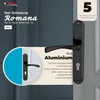 DOMINO Türgriff 72 Drückergarnitur PZ - Profilzylinder Set Produktbild-Vorschau 6