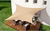 BURI Sonnensegel 3,6x3,6 m beige quadratisch - wetterfestes Produktbild-Vorschau 3
