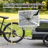PawHut – skladací príves za bicykel pre psov so sklopnou Náhľad obrázku produktu 6