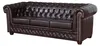 Edles Chesterfield Sofa 3 Sitzer in Kunstleder Vintage Produktbild-Vorschau 3