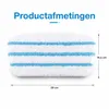 Olvy set van 4 vervangende microvezel pads voor Productafbeelding-voorbeeld 2