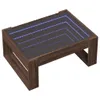 vidaXL Couchtisch mit Infinity-LED Braun Eichen-Optik Produktbild-Vorschau 3
