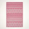 HOMESCAPES Outdoor Teppich wetterfest pink-weiß 180x270 cm, Produktbild-Vorschau 1