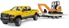 bruder RAM Rental Service mit Minibagger, Modellfahrzeug Produktbild-Vorschau 2