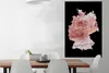 MuchoWow® Poster Karte - Deutschland - Alte Rose 80x120 cm Produktbild-Vorschau 2
