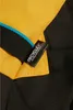 A close-up view of a backpack's fabric and a label. Produktbild-Vorschau