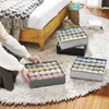 Uniqoos® Set di 4 organizer per calze – organizer Anteprima dell’immagine prodotto 3