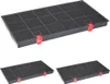 McFilter | 3x Aktivkohlefilter passend für AEG Electrolux Produktbild-Vorschau 1