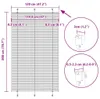 vidaXL Plisovaná roleta krémová 120x200 cm šířka látky Náhled obrázku produktu 7