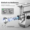 AIRMSEN 2500W Elektrische vleesmolen, 3-in-1 Productafbeelding-voorbeeld 4
