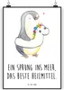 Mr. & Mrs. Panda Bild Sommermeerheilkraft DIN A5 - Weiß - Produktbild-Vorschau 1