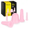 4FIZJO Silikonové masážní baňky FACE+ 5 ks., růžové Náhled obrázku produktu 1