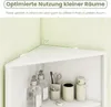 Eckküchenschrank, 2 Türen & 5 Einlegeböden, Weiß, 173 cm Produktbild-Vorschau 4
