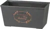 Pot de fleurs Strend Pro, couleur noir, 31x15x15 cm Voir les images du produit 1