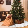 SWANEW Vianočný stromček deka biela plyšová vianočný Náhľad obrázku produktu 7