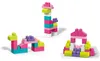 Sáček na stavebnice Mega Bloks růžový (80 dílků) Náhled obrázku produktu 43