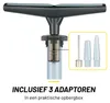Pompa per bicicletta Dunlop con manometro per valvole Anteprima dell’immagine prodotto 9