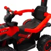 Kinder-Mega-Rücksitz mit Handgriff rot Produktbild-Vorschau 3