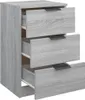 vidaXL Table de nuit Gris Sonoma 40x36x65 cm Voir les images du produit 5