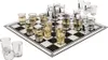 Schach - Glas-Trinkspiel - 35 cm Produktbild-Vorschau 1
