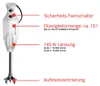 Esge M 122 DE LUXE staafmixer, kunststof behuizing, 140 Productafbeelding-voorbeeld 11