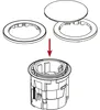EVOline 159909280200 One Abdeckring weiß Produktbild-Vorschau 2