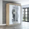 Schwebetürenschrank, 2-türig Schrank mit Spiegel! Moderne Produktbild-Vorschau 1