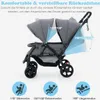 Geschwister Kinderwagen Faltbarer Geschwisterwagen Produktbild-Vorschau 1