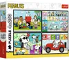 Trefl, Peanuts, 4x250 Teile Puzzle Produktbild-Vorschau 1