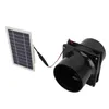 10W 12V solar powered exhaust fan for round tube ABS solar Anteprima dell’immagine prodotto 5