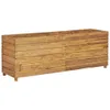 vidaXL Lit surélevé 150x40x55 cm teck vieux bois et acier Voir les images du produit 9