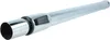 A shiny metal vacuum cleaner extension tube with a black slider mechanism and a flared end, presented on a white background. Produktbild-Vorschau