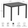 Mucola Gartentisch Aluminium Beistell Balkontisch Produktbild-Vorschau 3