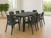 Cortanze - set Tafel en Stoelen, Antraciet Zwart, Productafbeelding-voorbeeld 4