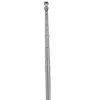 A silver telescopic flagpole is shown against a white background. Podgląd zdjęcia produktu