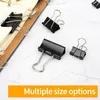 Foldback svorky 170 kusov, 15 mm až 32 mm, čierna, kov, pre Náhľad obrázku produktu 3