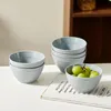 Schale set 6er Ø11,8cm Keramik Frühstücksschale Müslischale Produktbild-Vorschau 3
