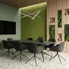Set 8 dekorative Schallschutzpaneele grün Design 60x60 Produktbild-Vorschau 2