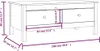 vidaXL Konferenčný stolík 100x50x40 cm Masívne borovicové Náhľad obrázku produktu 8