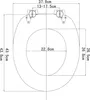WOLTU Premium WC-Sitz Toilettensitz mit Absenkautomatik, Produktbild-Vorschau 7