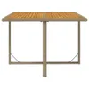 vidaXL 9-tlg. Garten-Essgruppe mit Kissen Poly Rattan Beige Produktbild-Vorschau 10
